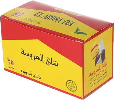 العروسه شاي 25 فتله حمراء