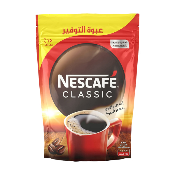 نسكافيه كلاسيك باوتش 235جم وفر80ج