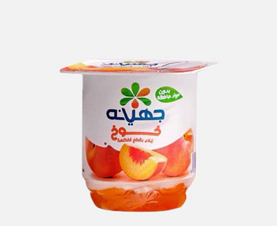 جهينه زبادي قطع خوخ 105 جم