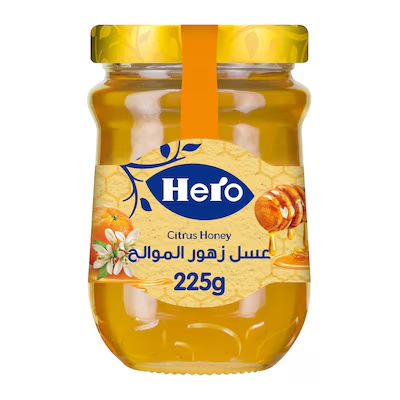 هيرو عسل ابيض زهور الموالح 225جم