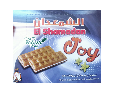 الشمعدان بسكويت ويفر فانيليا علبه *12