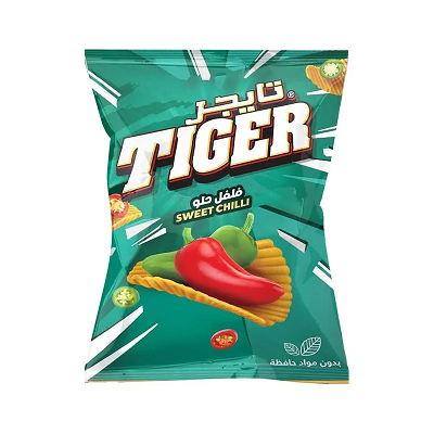 تايجر كرانش فلفل حلو 5ج