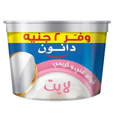 دانون زبادي لايت 160جم وفر 2 جنيه