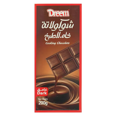 دريم شوكولاته خام بني 200جم