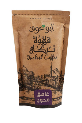 ابو عوف قهوه تركي وسط محوج 200جم
