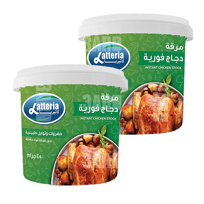 لاتيريا مرقة دجاج فوريه 450جم