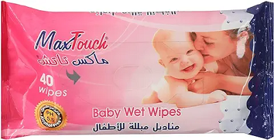 ماكس تاتش مناديل اطفال 40 منديل
