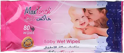 ماكس تاتش مناديل مبلله للاطفال 80 منديل